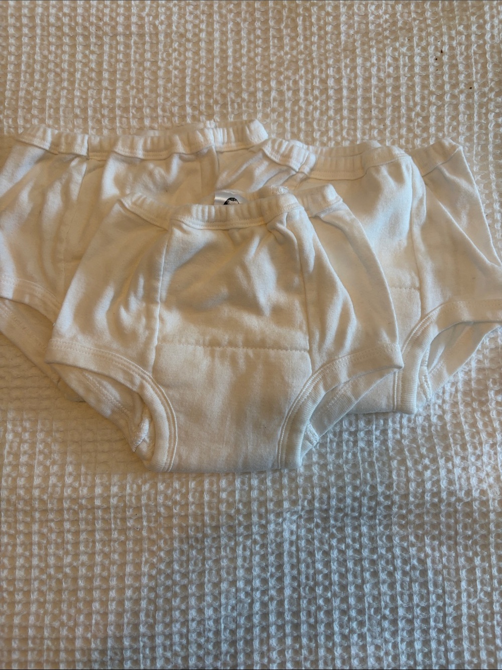 Classic Gerber White Kids Cotton Training Pants - Pack of 3